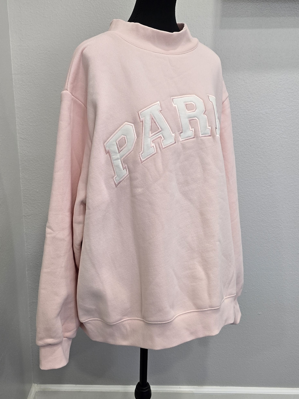 Parke Varsity Mockneck Rose White XXL Sold Out Mommy & Me Collection - Picture 6 of 14